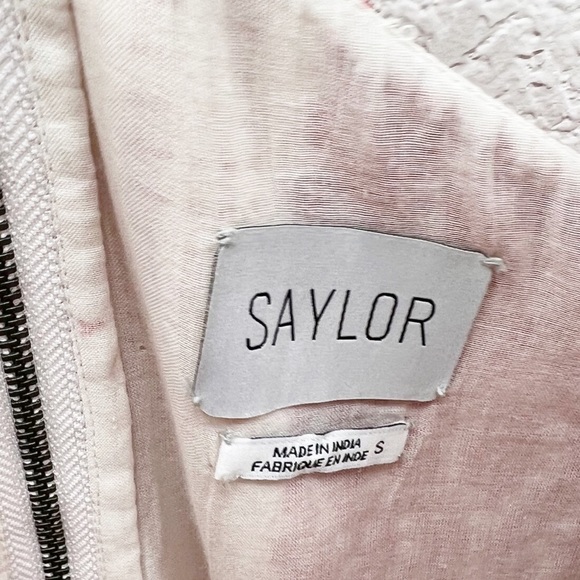 SAYLOR Flynn Dress Red Cut Out Maxi Tassel Revolve Small S - Picture 4 of 6